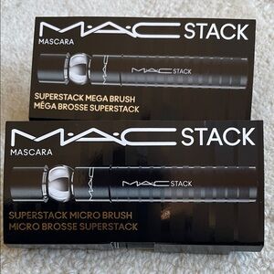 NEW MAC‎ Stack Mascara Duo | Mega Brush + Micro Brush | 3ml Minis